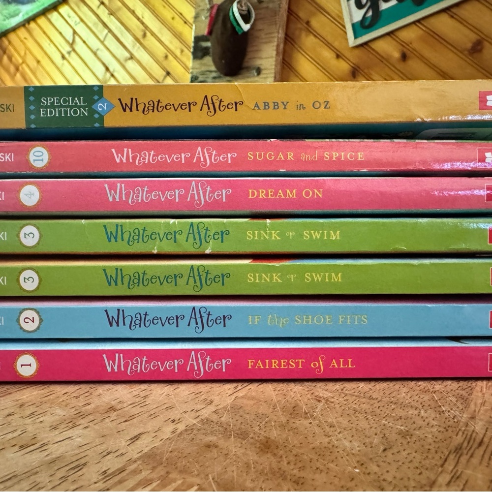 7 books; Whatever After Book Set
